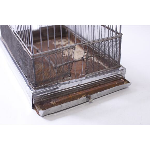 Vintage, Bird Cage, Metal, Aviary, Rust, Incomplete, FLAWED ~ 250202-WH 1093 - Picture 6 of 9